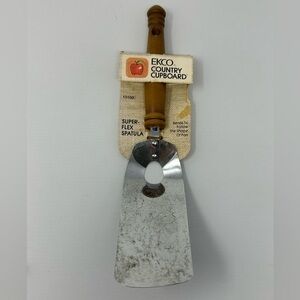 NOS VINTAGE 1980 EKCO COUNTRY CUPBOARD SUPER FLEX SPATULA 13100 Made in USA D7